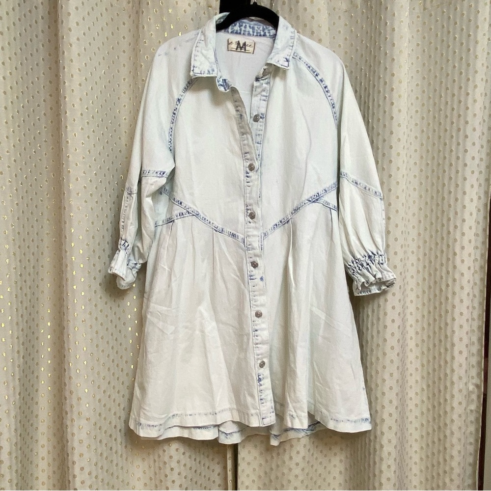 Free people Hannah Denim Mini Dress